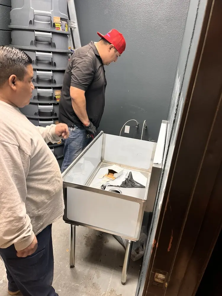 Commercial plumbing and sink installation in Felida