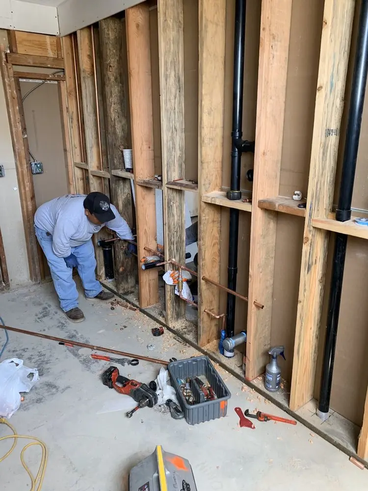 Commercial rough-in plumbing for Gas Line Repair in Felida